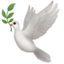 Dove icon accompanying the testimony of Bishop Isho'yahb III