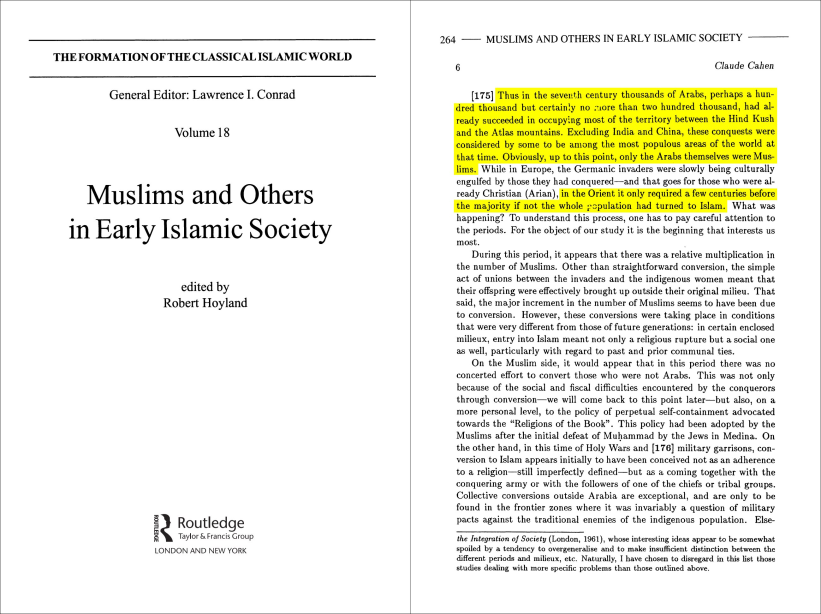 a documented response to the myth that most scholars of islamic civilization were non arabs 2