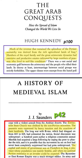 conditions of the peoples of the sasanian empire before and after the islamic conquest 1