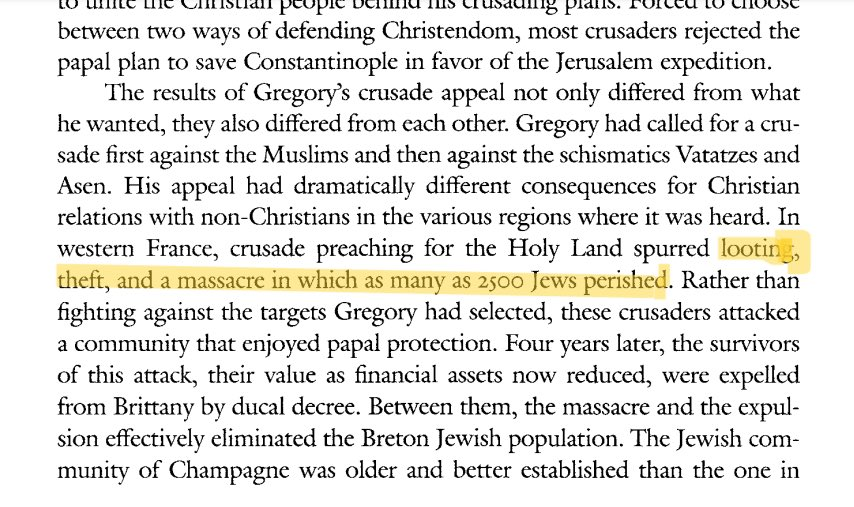 Further documentation on crusade massacres of Jews and Muslims