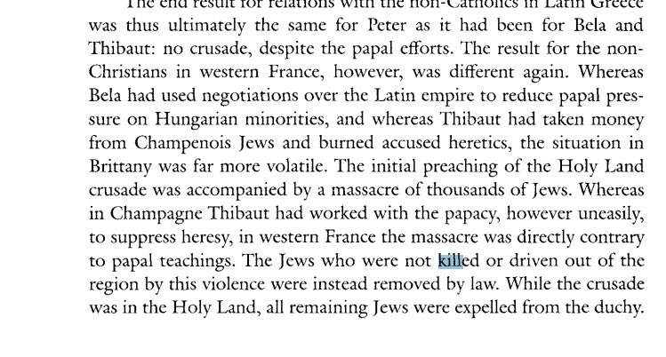 Page 6 — crusade massacres and expulsion of thousands of Jews in western France