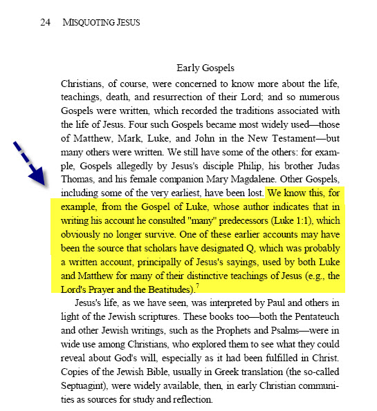 Bart Ehrman — continued