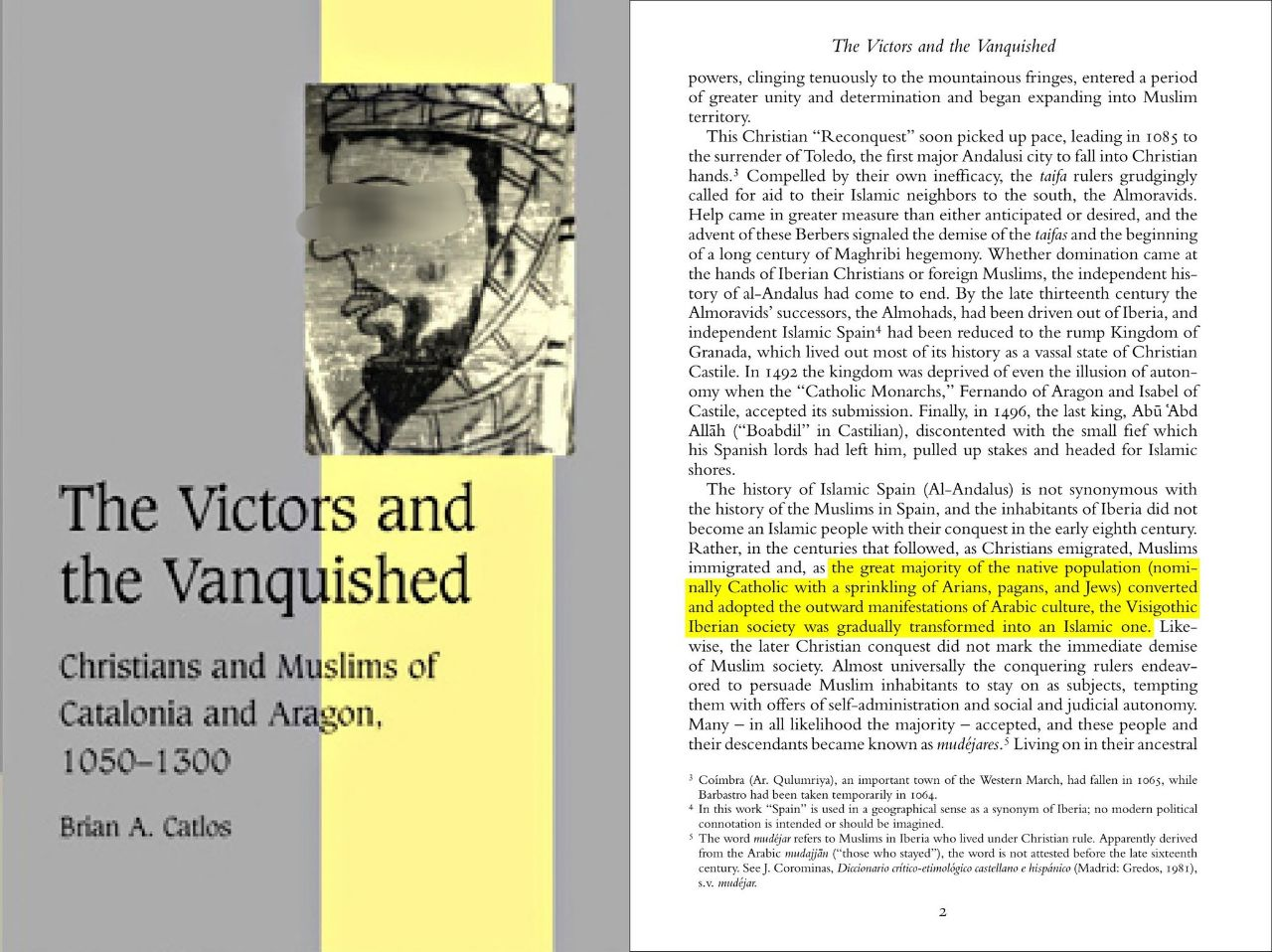 Brian Catlos — The Victors and the Vanquished, on the Islamization of Andalusia