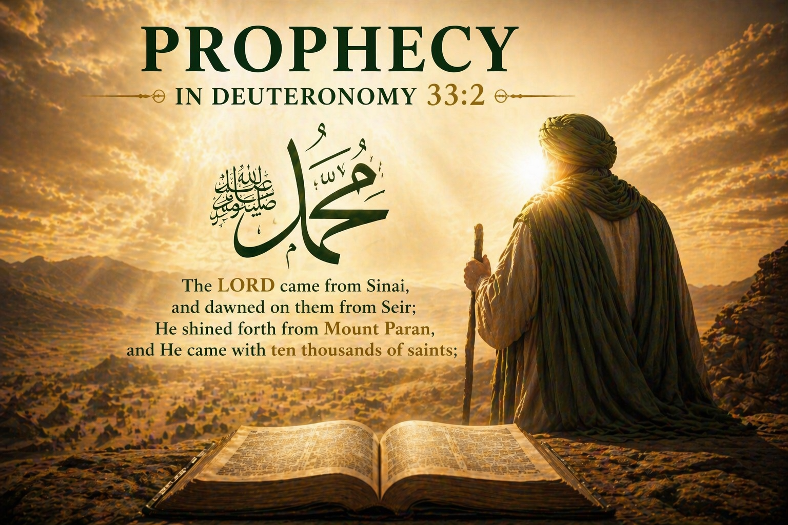prophecy in deuteronomy 332 2
