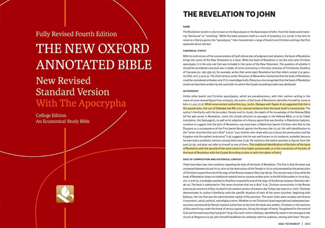 revelation of john who wrote it and when did it become canonical and part of the new testament 11