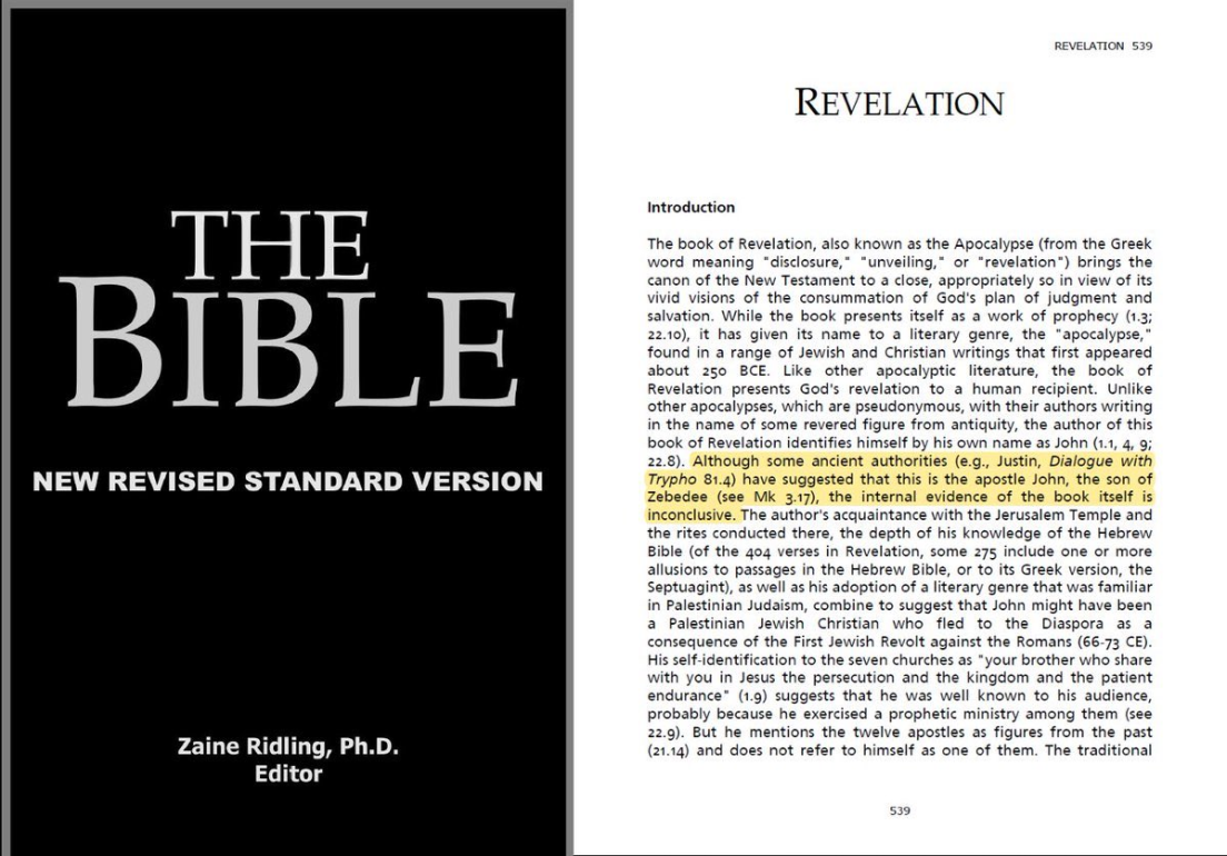 revelation of john who wrote it and when did it become canonical and part of the new testament 7