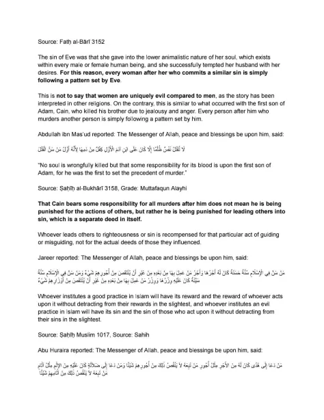 sahih al bukhari 3399 muslim 1470d wives betraying the husband 1
