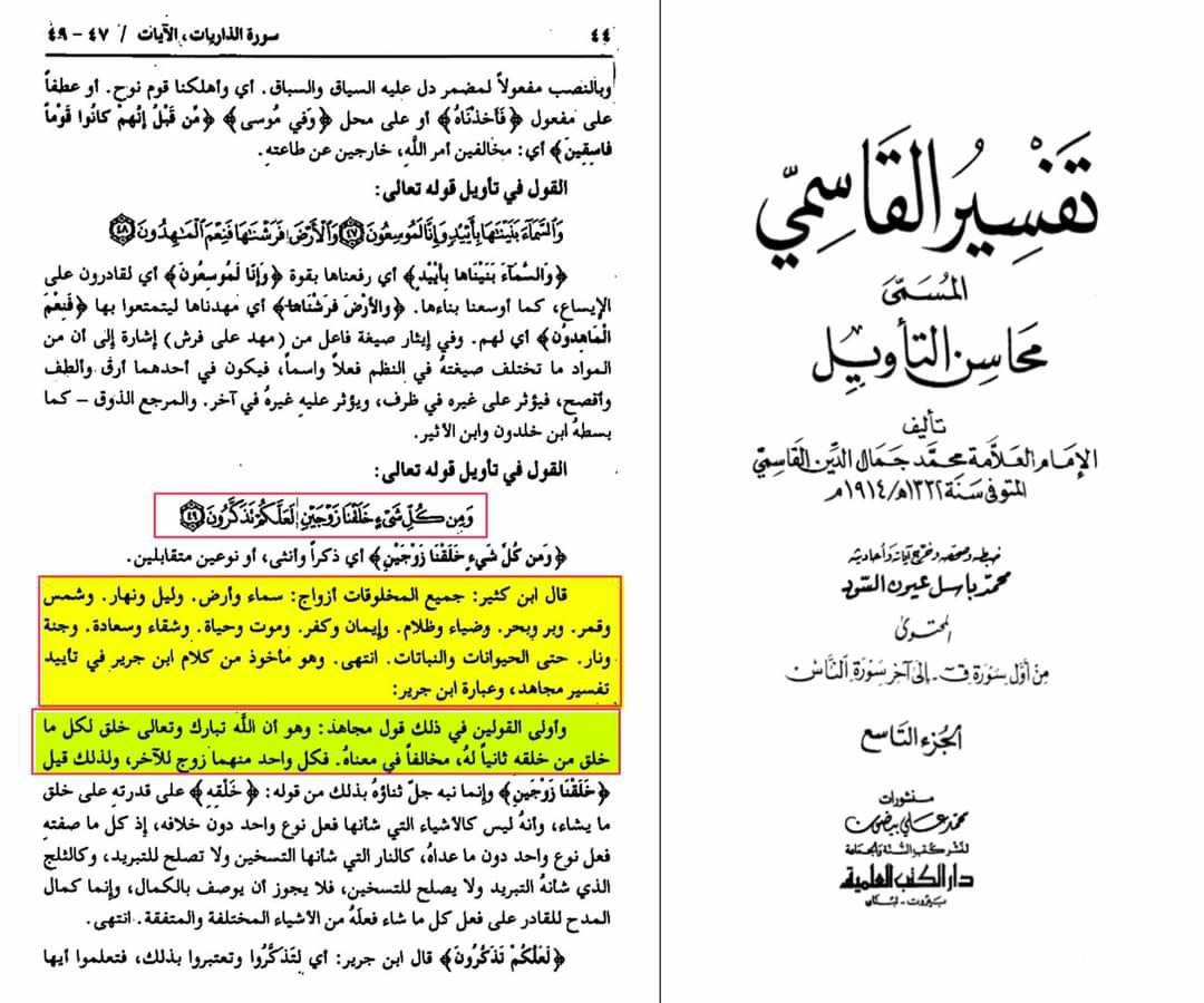 surah 51 49 we created you in pairs 2