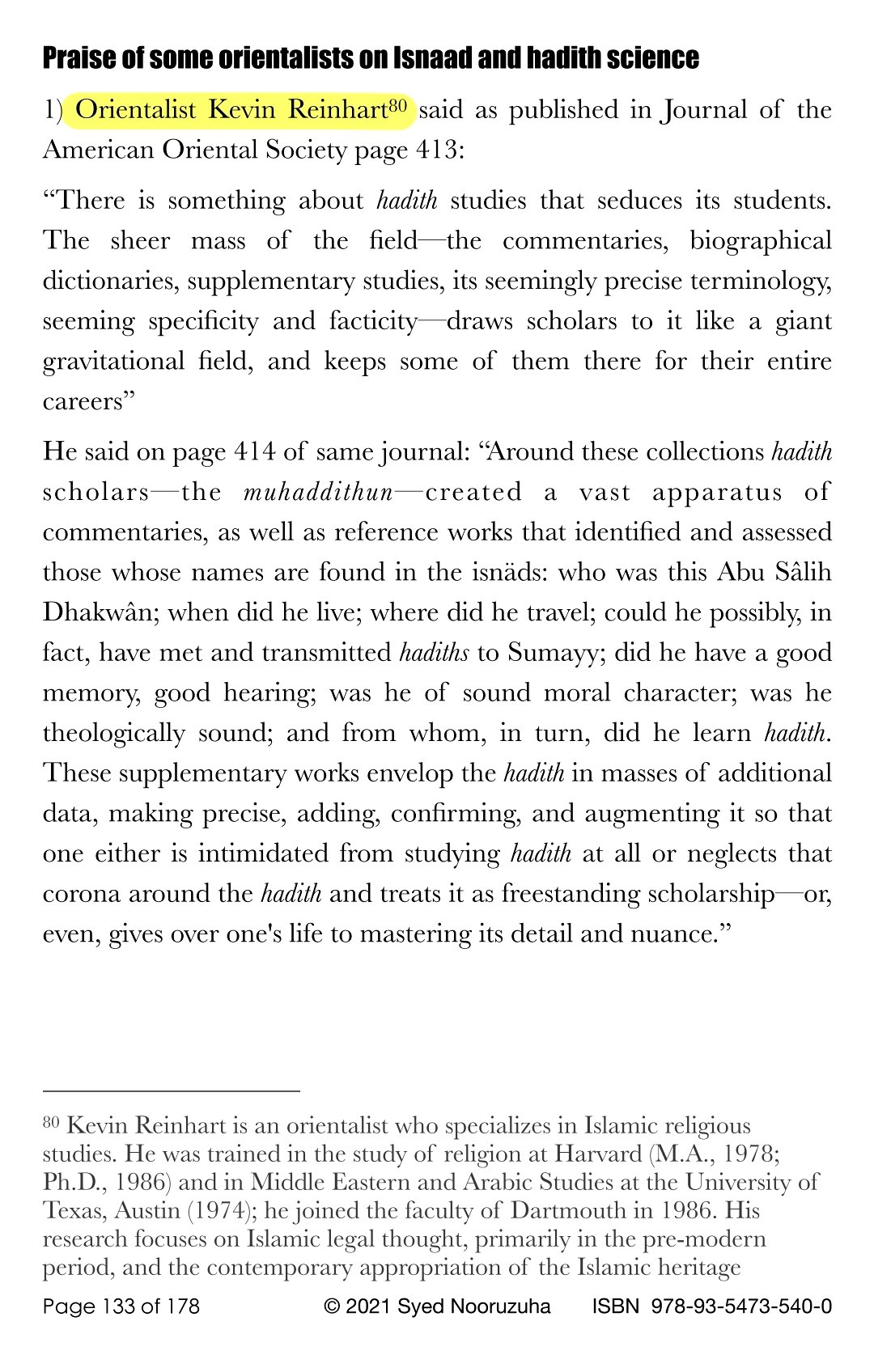 the authenticity of the sunnah from the mouths of the orientalists themselves in response to the fo 24