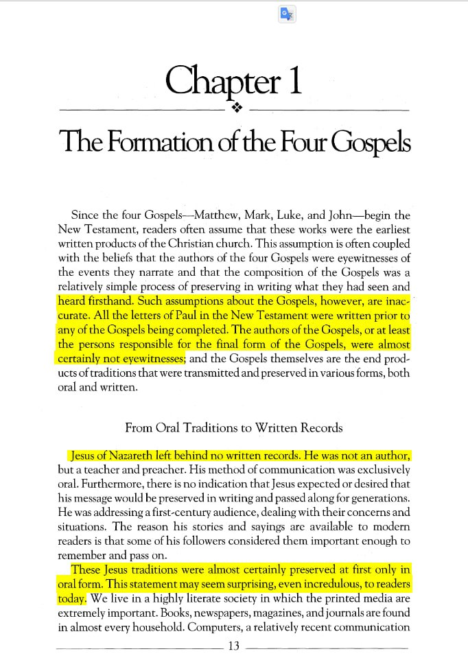 the gospels are anonymous christian and secular scholars confirm unknown authorship of matthew mark luke and john 3
