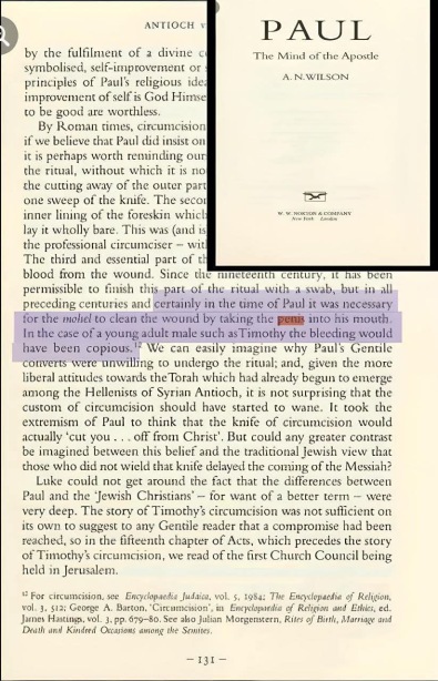 the lie that the prophet ordered the sucking of genitals