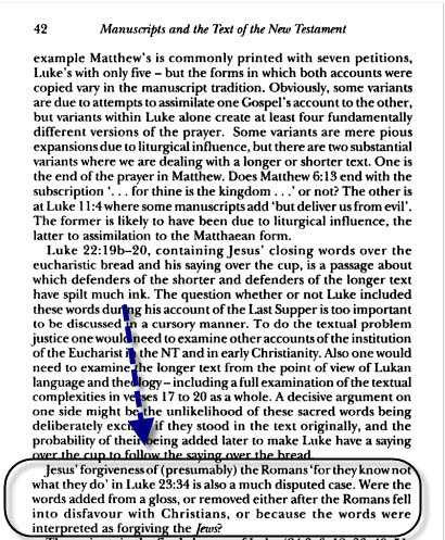 Bart Ehrman — Luke 23:34 and Origen on Jewish annihilation