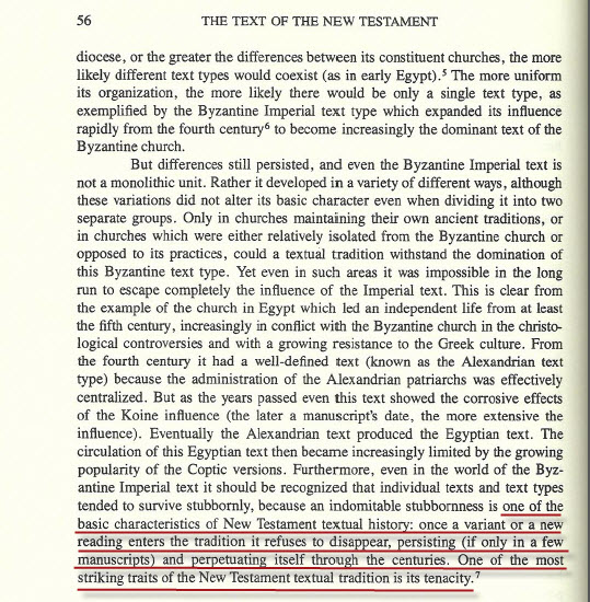 Kurt Aland — textual variants once introduced refuse to disappear