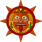 The sun symbol in Aztec civilisation