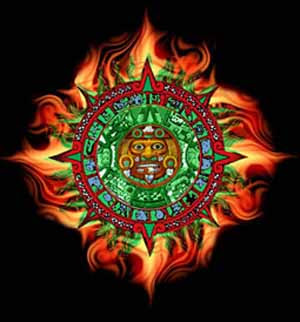 Tonatiuh — the Mayan sun god