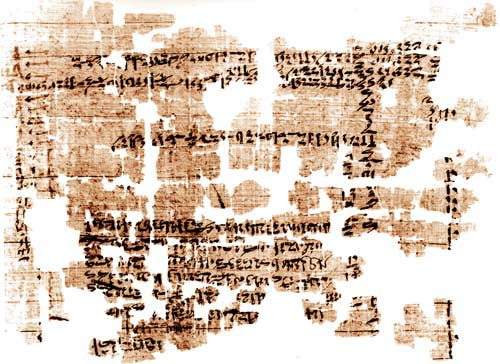 Papyrus from the Middle Kingdom — cited by Christian biblical archaeology in connection with the Joseph story