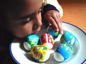 Pharaonic colored eggs
